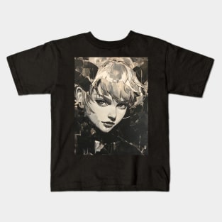 Soul-Shaking Despair: Unleashing Devilman CryBaby's Dark Fantasy Kids T-Shirt